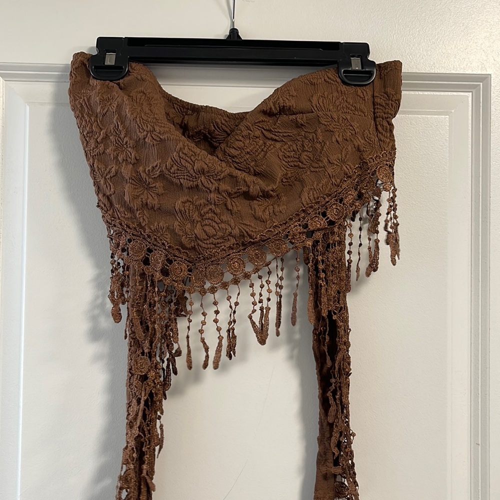Shein wrap crop top